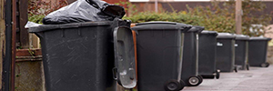 Bins out for collectionBins out for collection