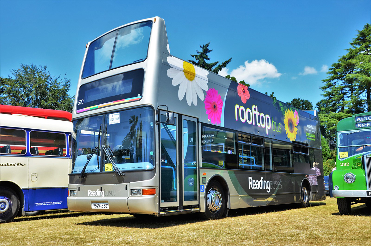 Reading bus - Photo by Steve Poole