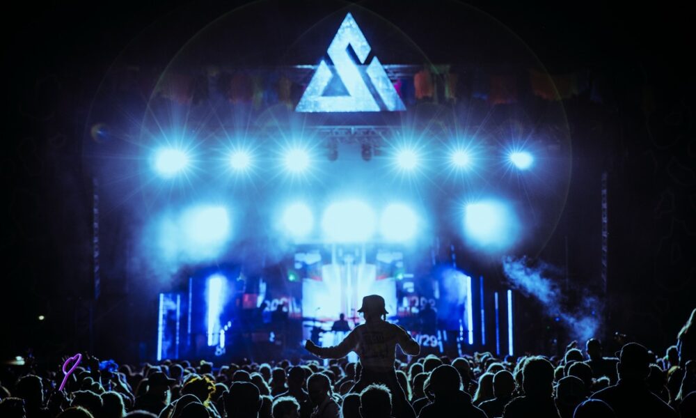 Stowaway Festival - main stage at night 2 (c) Alastair Brookes 2024