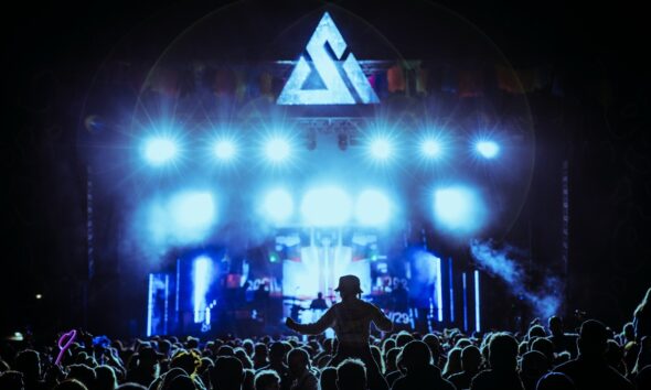 Stowaway Festival - main stage at night 2 (c) Alastair Brookes 2024
