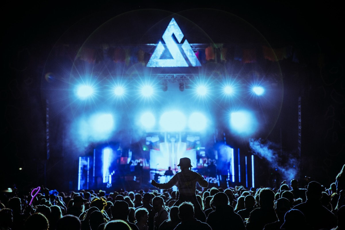 Stowaway Festival - main stage at night 2 (c) Alastair Brookes 2024